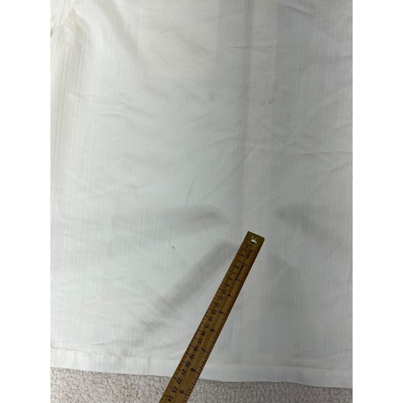 NWT Van Heusen Men's Size‎ 2XL White Button Down Short Sleeve Polo Shirt - Picture 5 of 11